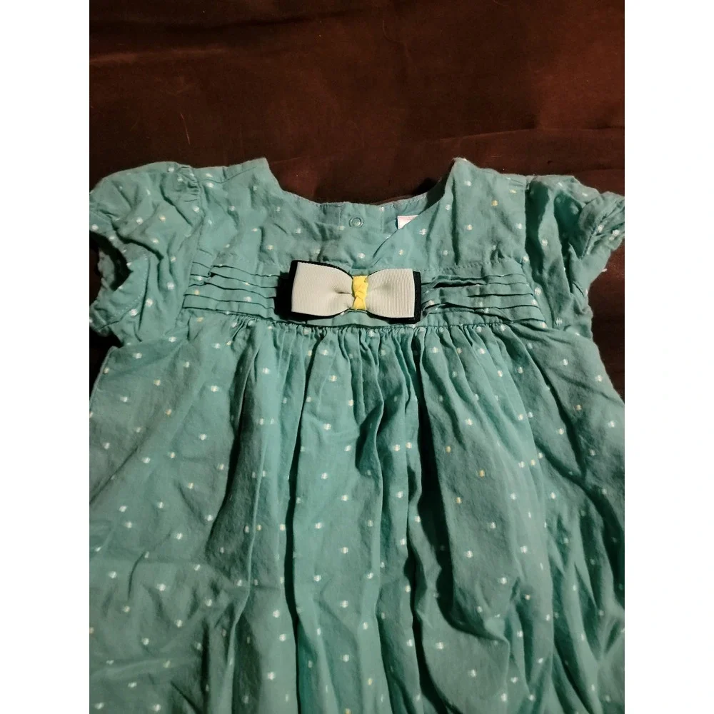 Gymboree happy bluebird polka dot dress‎ size 18 24 months